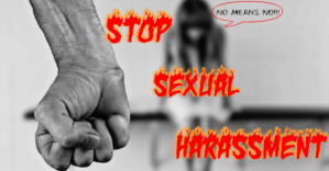 Grå Sexual Harassment Awareness Imagen Compartida en Facebook Template
