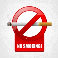 Stop Smoking, No smoking Logo template
