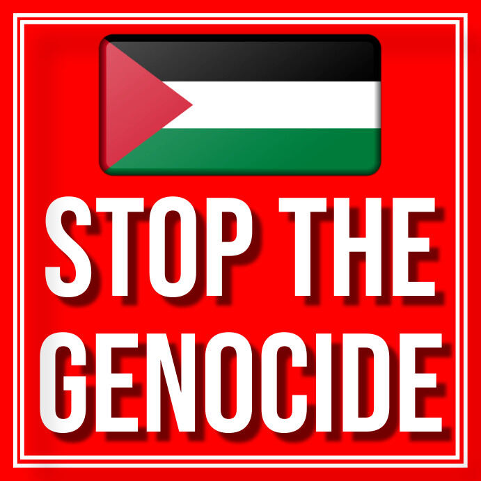 Stop the genocide poster Template | PosterMyWall