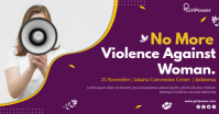Stop Violence Against Woman Facebook Shared Image template