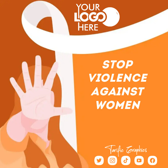 Stop Violence Against Women Template | PosterMyWall
