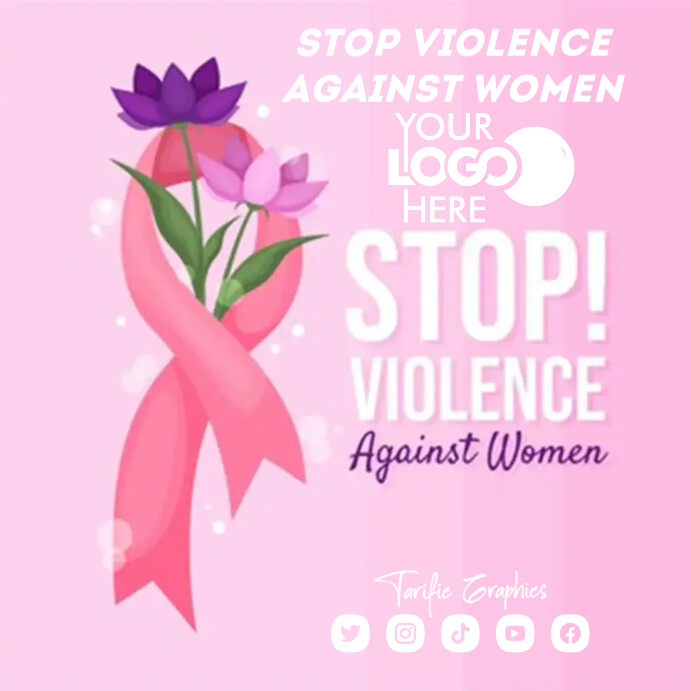 Stop Violence Against Women Template | PosterMyWall