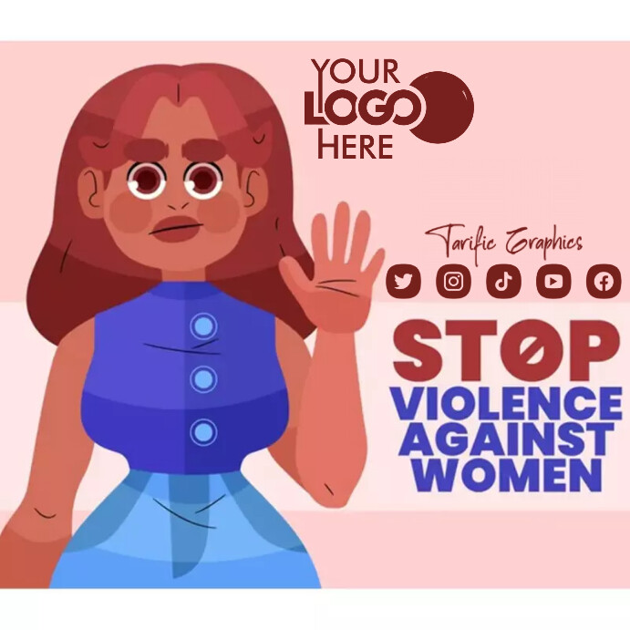Stop Violence Against Women Template | PosterMyWall