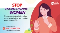 Stop Violence against Women Twitter post Twitter-bericht template