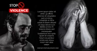 stop violence Facebook Ad template