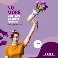 stop violence Publicación de Instagram template