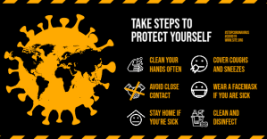 STOP VIRUS FACEBOOK BANNER Isithombe Esabiwe ku-Facebook template