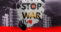 stop war story facebook template