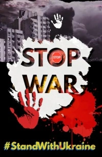 stop war story TABLOID template