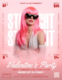stoplight party Volantino (US Letter) template