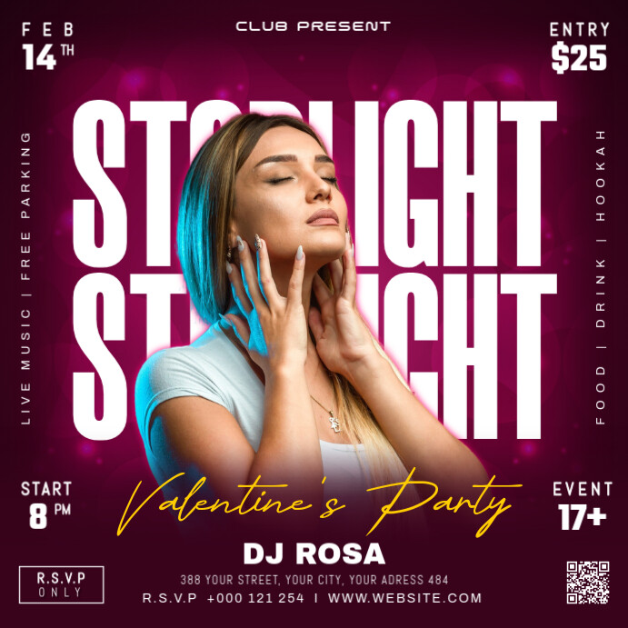 stoplight party Instagram 帖子 template