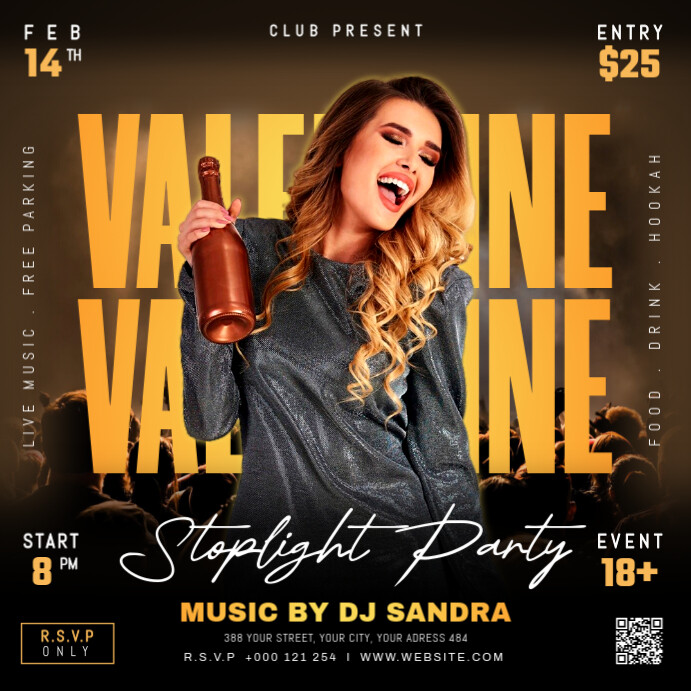 stoplight party Instagram 帖子 template