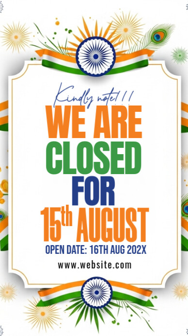 Store Close Note store closed notice Template | PosterMyWall