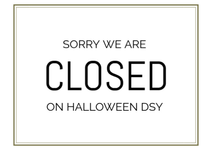 Store closed today Template | PosterMyWall
