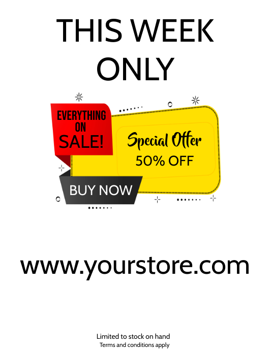Store Template PosterMyWall