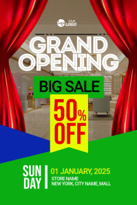 Store Grand Opening Ads Template | PosterMyWall