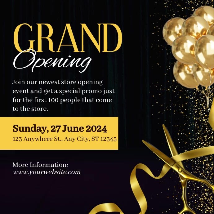 Store Grand Opening Template | PosterMyWall