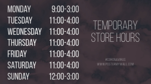 Store Hours of Work Digital Display Цифровой дисплей (16 : 9) template