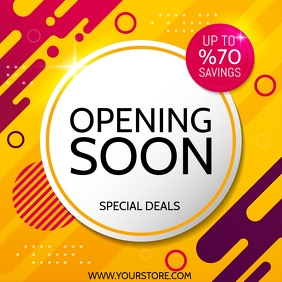 350 Opening Soon Customizable Design Templates Postermywall