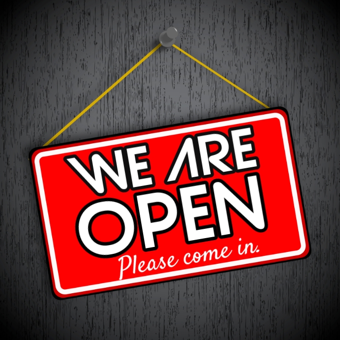 store open signage Template | PosterMyWall