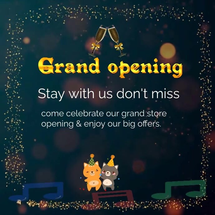 store opening celebration Template | PosterMyWall