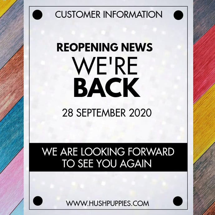 Copy of STORE REOPENING | PosterMyWall