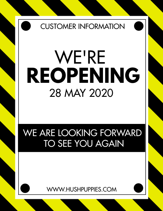 STORE REOPENING Template | PosterMyWall