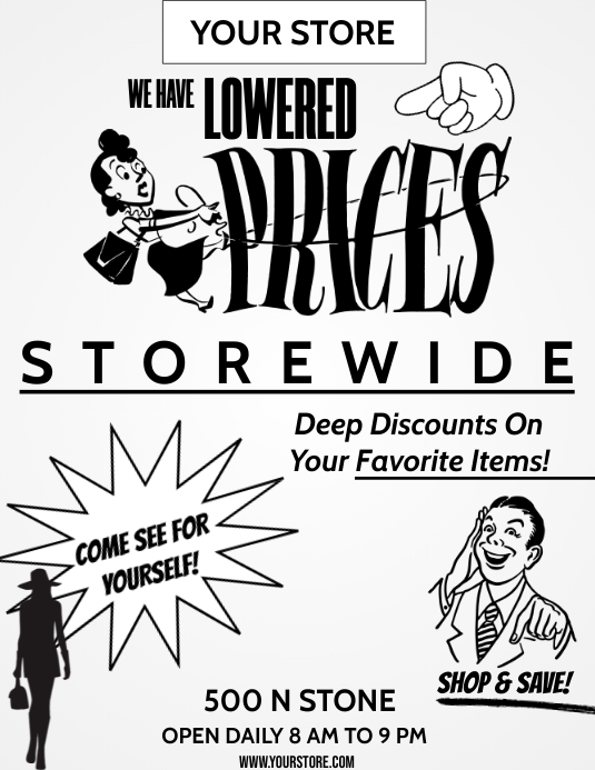 Store Add Poster STORE SALE AD Template | PosterMyWall