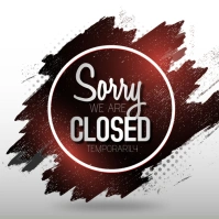 Stores are closed, Square (1:1) template
