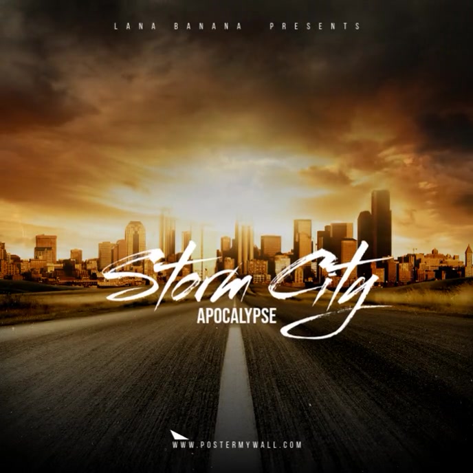 Copy of Storm City Road Apocalypse Video Album Music Cover | PosterMyWall