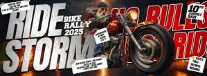 Storm. Roar. Unleashed: Bike Rally Facebook-coverfoto template