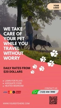 Story Instagram pet dog template