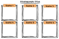Storyboard Doodle Poster Design Free Download template