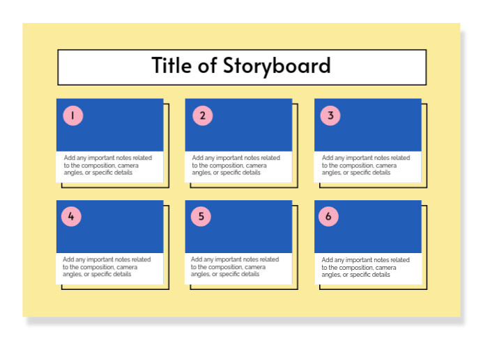 Storyboard Post Template | PosterMyWall