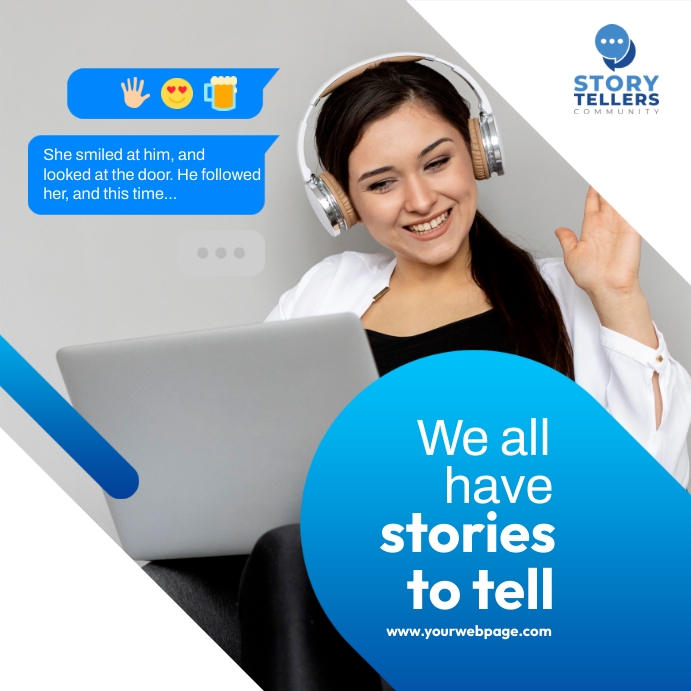 Storytelling Ads Template PosterMyWall