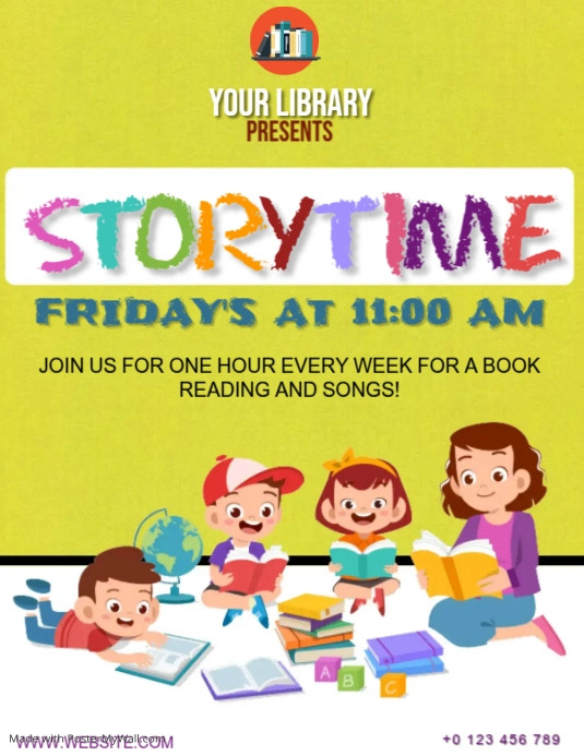 Image about aesthetic in indie kid 🍄 by 𝘤𝘭𝘢𝘳 ッ Copy of STORYTIME FLYER AD Template | PosterMyWall