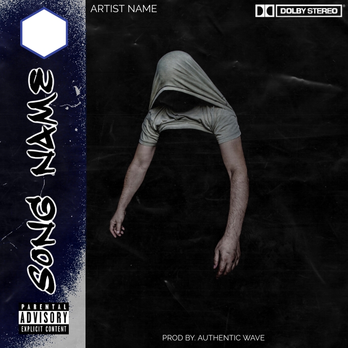 STRANGE ALBUM COVER template