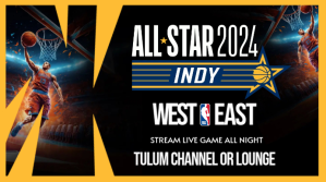 黑色 Basketball All-Star Game Digital Display Template