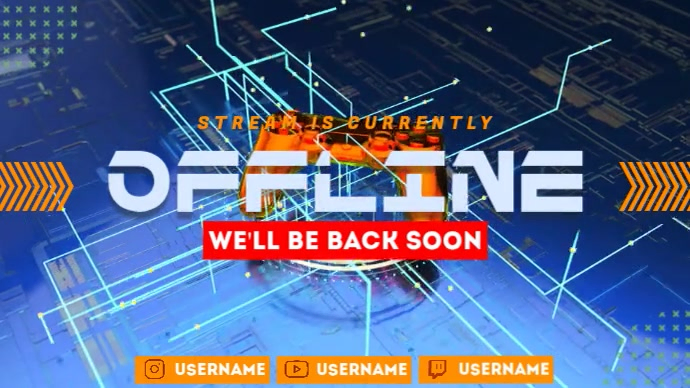 Stream Is Offline Template | PosterMyWall