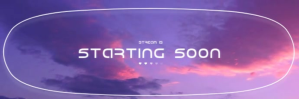 Stream Is Starting Soon Twitch Banner En-tête Twitter template