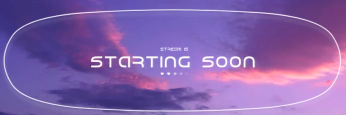 Starting Banner Stream Is Starting Soon Twitch Banner Template | PosterMyWall