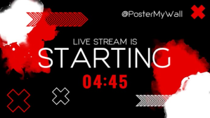 Stream Starting Twitch Video Overlay Timer Countdown template