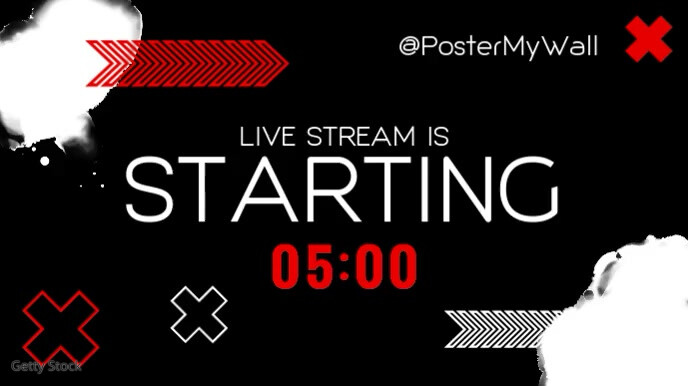 Plantilla de Stream Starting Twitch Video Overlay Timer Countdown ...