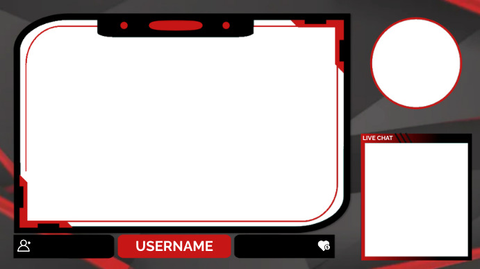 Streaming Overlay Template | PosterMyWall streaming-overlay-template-postermywall
