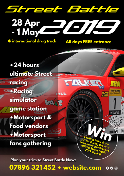 Street Battle Poster Template | PosterMyWall