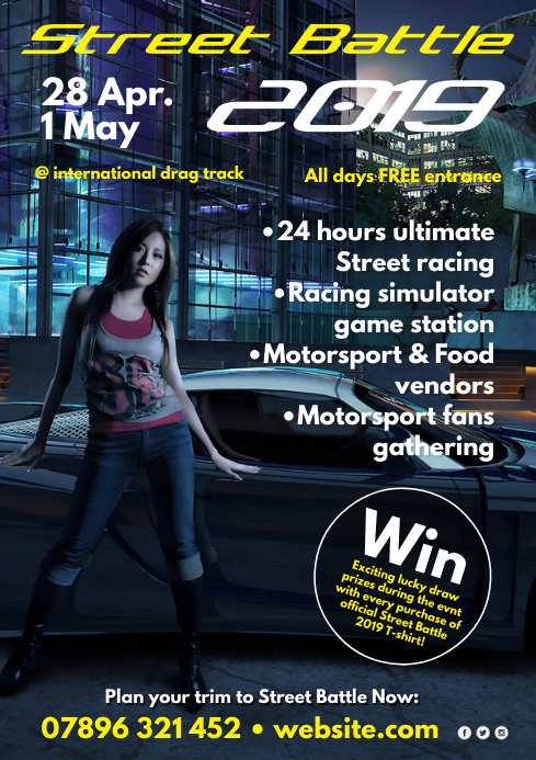 Street Battle Poster Template | PosterMyWall