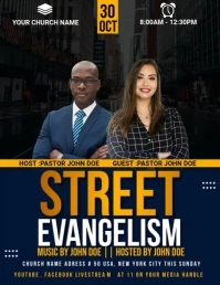 street evangelism Flyer (US Letter) template