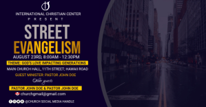 street evangelism Imagen Compartida en Facebook template