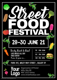 New Year Party Poster Template Vector Illustration Stock Vector