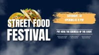 Street Food Festival Twitter Post template